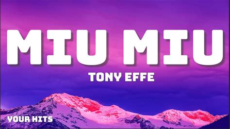 Tony Effe – MIU MIU Lyrics 